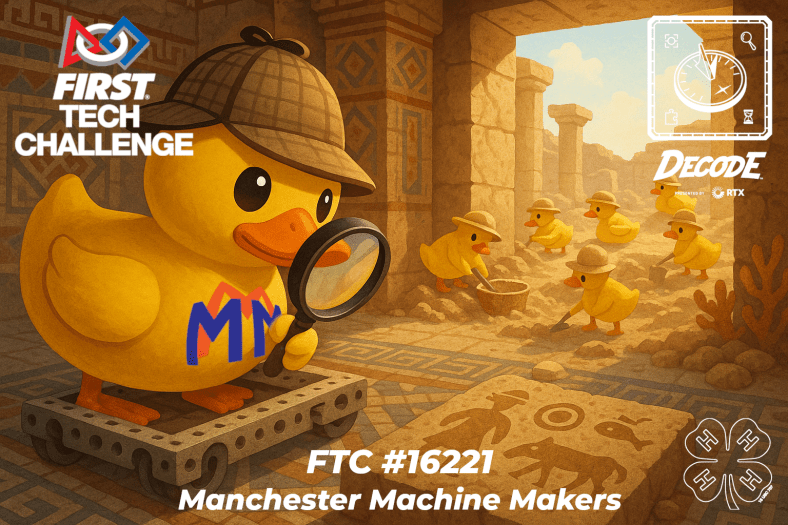 A Manchester Machine Makers Rubber Duck decoding ancient symbols