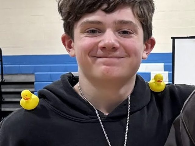 Liam, Zach, Miles (and Ben in spirit) with their Inspire Award 3rd place trophy at Vermont Regional Championships